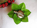Брошка-заколка з ягодами калини цукрової, фото 2