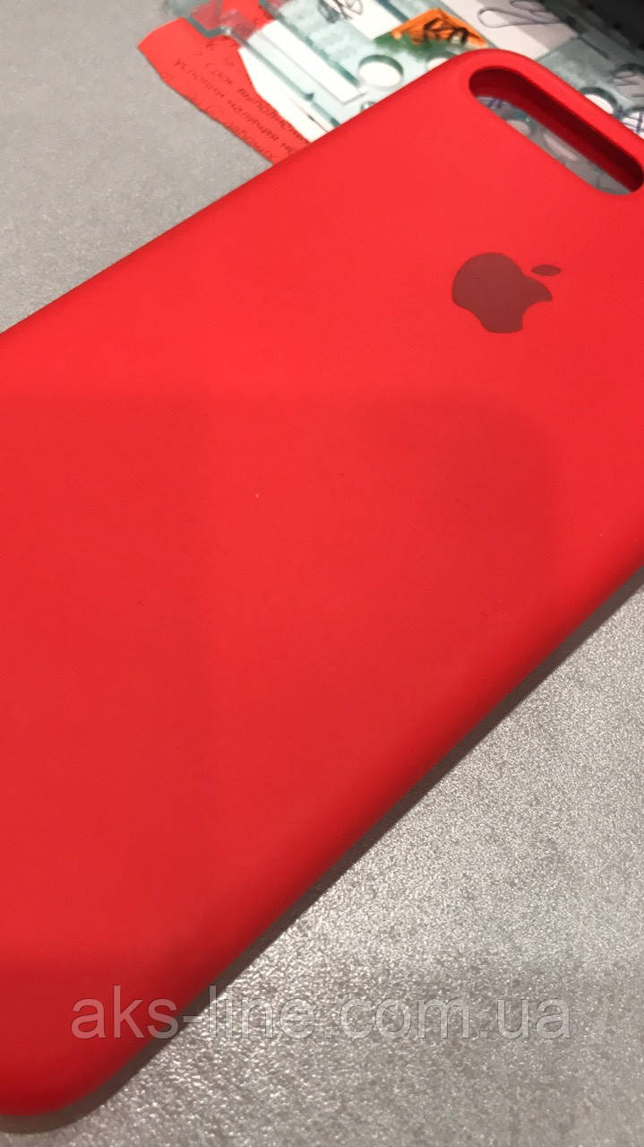 Чехол для iPhone 7 Plus /8 Plus Silicone Case бампер (Red) - фото 6 - id-p582222190