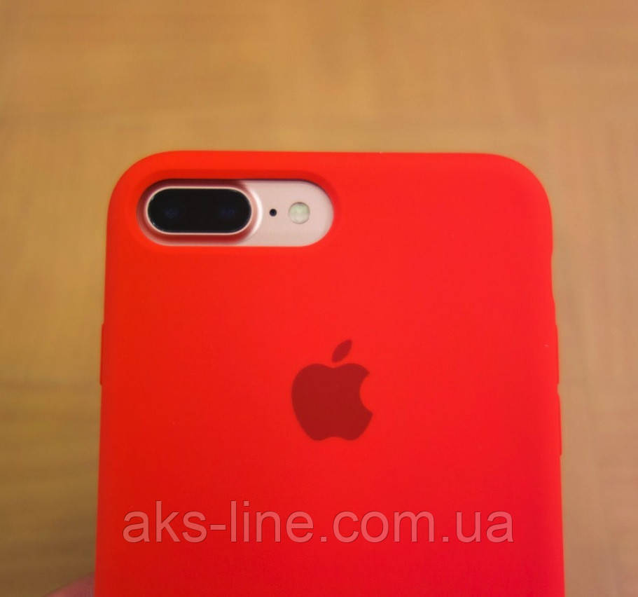 Чехол для iPhone 7 Plus /8 Plus Silicone Case бампер (Red) - фото 4 - id-p582222190