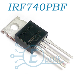 IRF740 MOSFET транзистор N-канал TO220 Китай