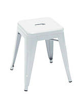 Стілець-табурет Tolix H 45 low stool AC-009 білого кольору, лофт, дизайн Xavier Pauchard, фото 2