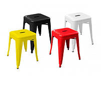 Стілець-табурет Tolix H 45 low stool AC-009 колір жовтий, лофт, дизайн Xavier Pauchard, фото 9