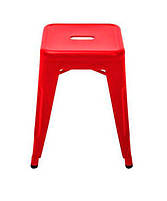 Стілець-табурет Tolix H 45 low stool AC-009 червоного кольору, лофт, дизайн Xavier Pauchard, фото 5