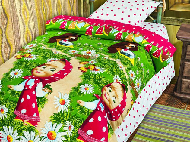 Дитяча постільна білизна МАША Moon Love ранфорс 251618 (Дитячий), фото 1