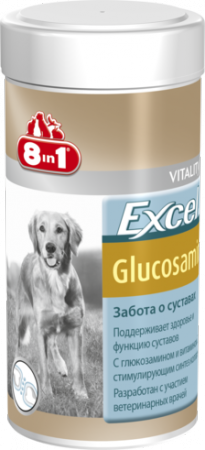 Хондропротектор 8in1 для собак Excel Glucosamine таблетки 55 шт.