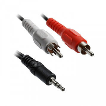 Кабель Cablexpert CCA-458-2.5M 3.5 jack-2RCA 2.5 м