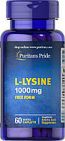 L-Lysine 1000 мг Puritan's Pride, 60 таблеток