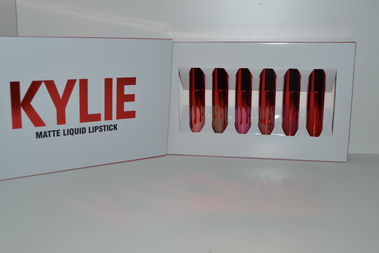 Набор блесков для губ от Кайли Дженнер Kylie matte liquid lipstick - фото 2 - id-p611327996