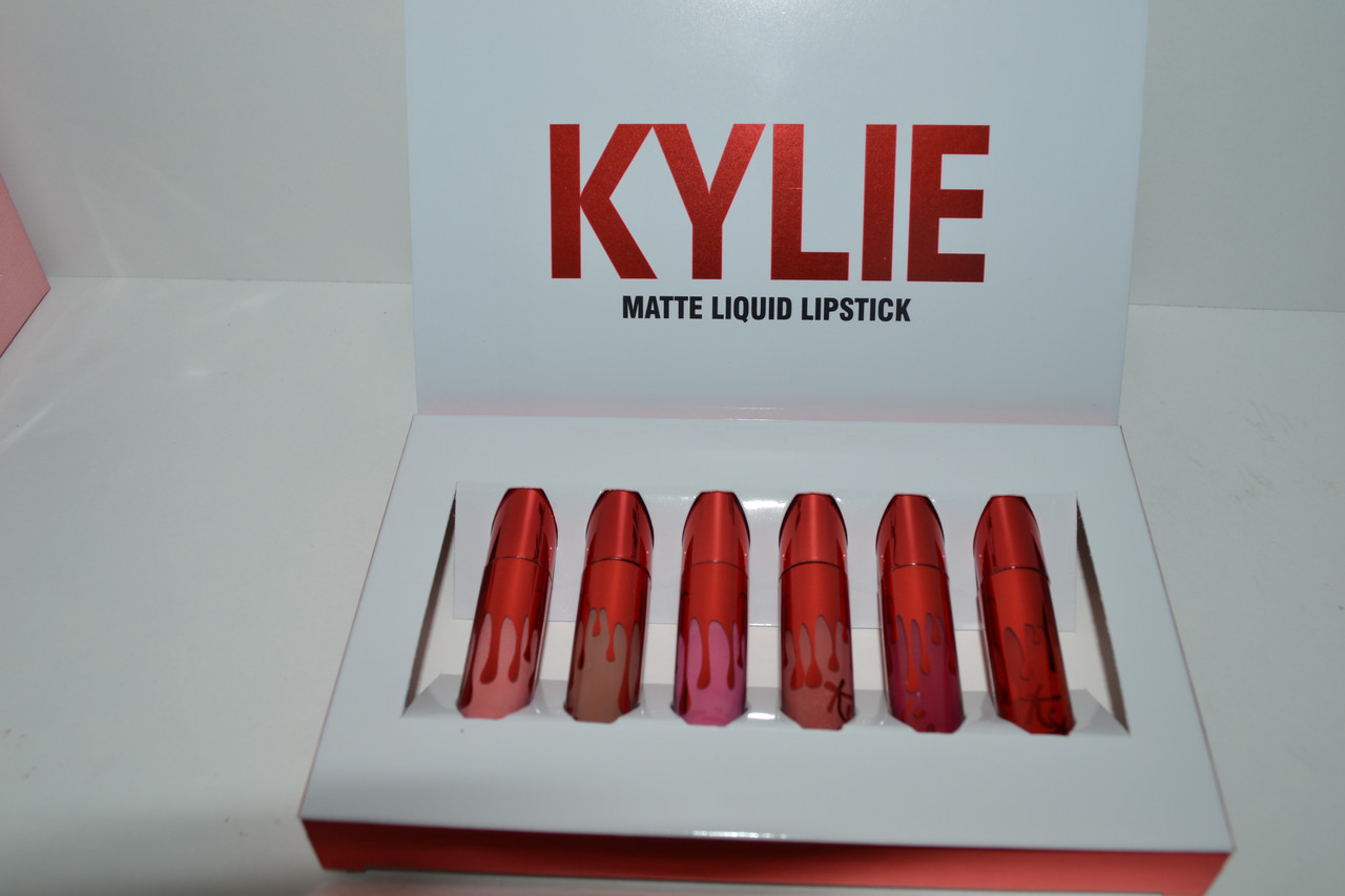 Набор блесков для губ от Кайли Дженнер Kylie matte liquid lipstick - фото 3 - id-p611327996