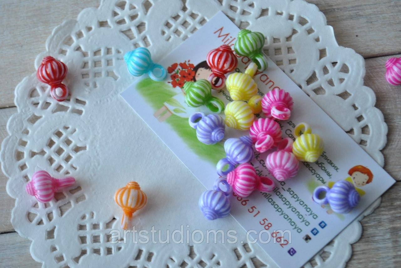 Підвіска пластикова Ліхтарик. Цвет:микс