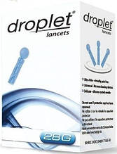 Ланцет медичний стерильний Дроплет (Droplet) 28G, 100 шт, Польща