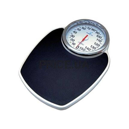 Ваги напольні механічні Момерт (Momert 5110), хромовані, чорні, до 160 кг, Угорщина, фото 1