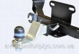 Швидкознімний фаркоп під квадрат вставку (ТСУ, тягово-зчіпний пристрій) RENAULT SANDERO (Рено Сандеро), фото 1