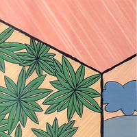 Дитячий лінолеум Graboplast Terrana 01 / ECO Kids 4301-262 ширина 3,5 м