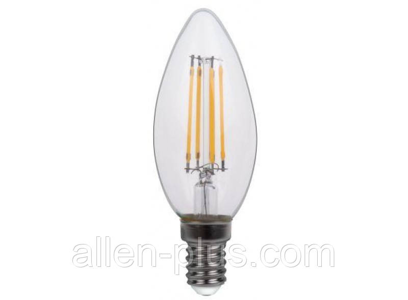 Филаментная світлодіодна лампа Luxel 071-H C35(filament) 4W 2700K E14