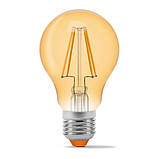LED-лампа VIDEX Filament A60FA 7W E27 2200 K 220V бронза (гарантія 3 роки), фото 3