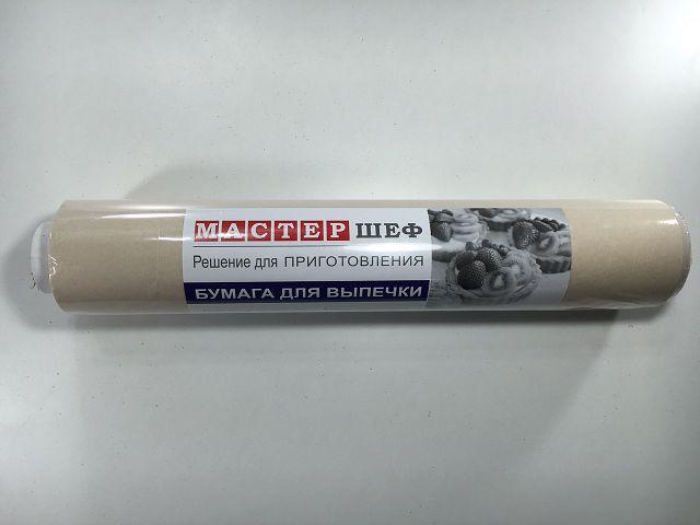 Папір для готування (50 метрів*42 см) "Майстер Шеф" коричневий (1 рул), фото 1