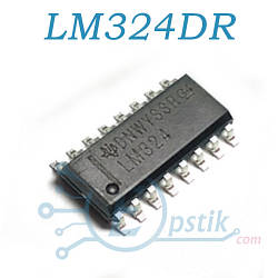 LM324DR операційний підсилювач 4-х канальний SOP14