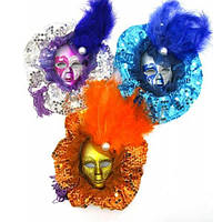 Венеціанська Маска з хутром