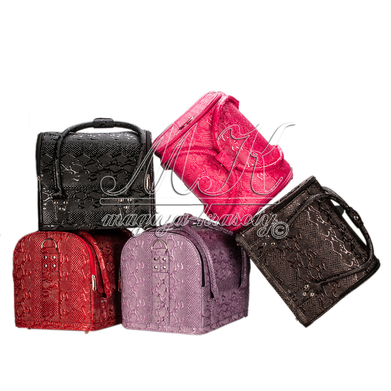 Б'юті Кейс для косметики, текстурний, кольору в асортименті, фото 1