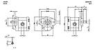 Однонаправлені шестеренні насоси Marzocchi ALP 1A/ Marzocchi single gear pumps ALP 1A, фото 3