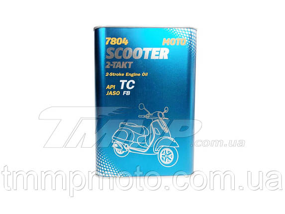 Олія 2T MANNOL 1л 7804 Scooter API TC Metal, фото 1