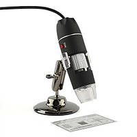 Электронный микроскоп USB 1000 крат на подставке