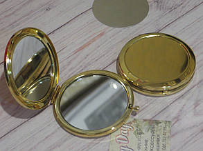 Заготівля для оформлення вишивки "Дзеркало", колір - золото/глянець