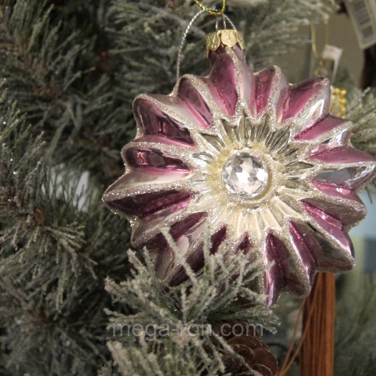 Ялинкова іграшка зірка 9cm Goodwill (ціна за 1 штуку)