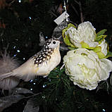 Ялинкова іграшка пташка на кліпсі 17,8 cm Goodwill (ціна за 1 штуку), фото 3