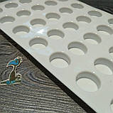 Форма силіконова для євро-десертів Micro Round, фото 4