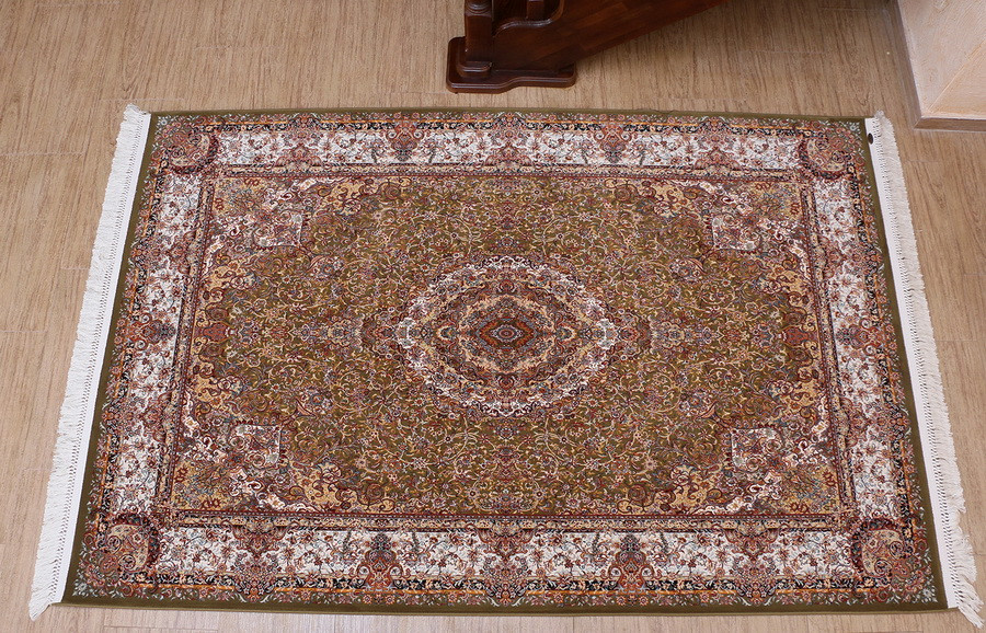 Класичний килим АBRISHIM 3814 зелений, фото 1