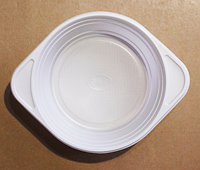 Тарелка одноразовая пластиковая суповая d 500 / уп-100 шт.