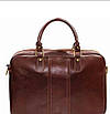 Шкіряна чоловіча сумка ділова з натуральної шкіри, фото 2