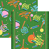 Детский ковролин Карандаши зеленые 1500
