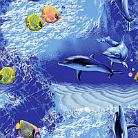 Килим в дитячу в морському стилі Океан