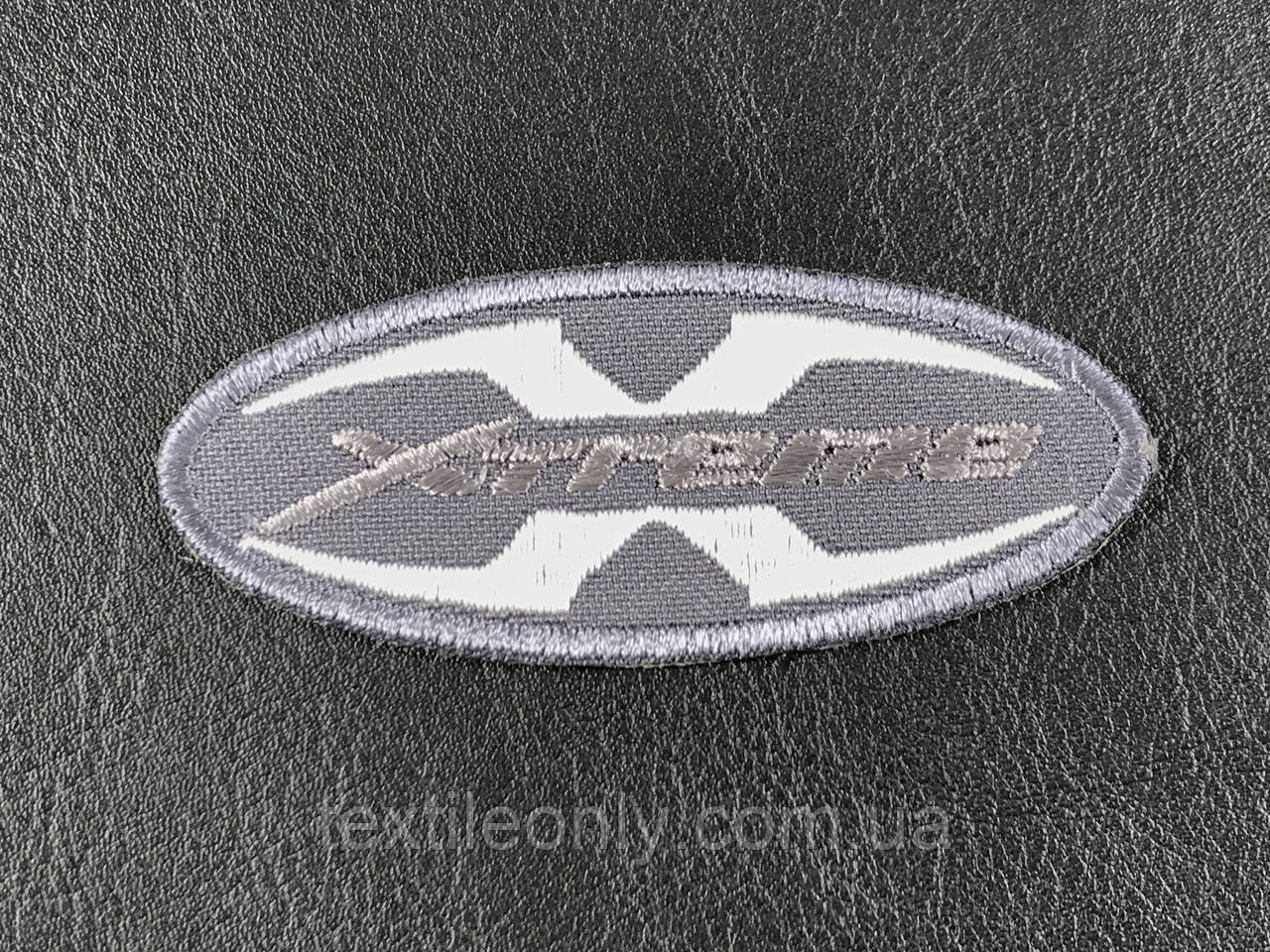 Нашивка Xtreme колір сірий 70x30 мм