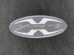 Нашивка Xtreme колір сірий 70x30 мм