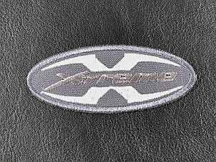 Нашивка Xtreme колір сірий 70x30 мм, фото 1