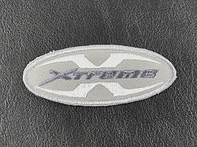 Нашивка Xtreme колір світло сірий 70x30 мм