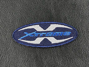 Нашивка Xtreme колір синій 70x30 мм