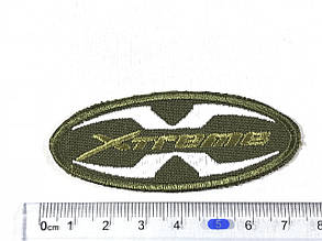 Нашивка Xtreme колір хакі 70x30 мм, фото 3
