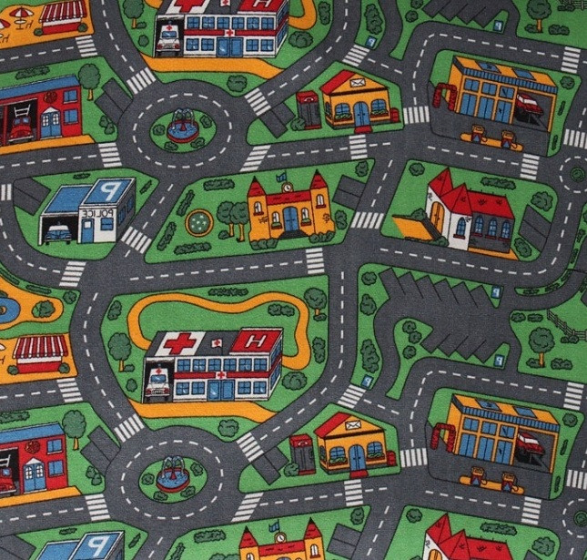 Дитячий килим місто City Life, фото 1