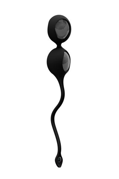Вагінальні кульки OVO L1A LOVE BALL BLACK, 3 см., фото 1