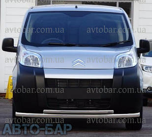 Кенгурник подвійний вус на Citroen Nemo (c 2008---) Ситроен Немо