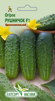 Насіння огірків Рушничок F1 20 шт. бджолозапильний, фото 1