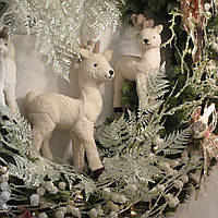 Олень меховой 32cm Goodwill (цена за 1 штуку)