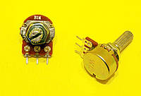 Потенціометр WH148 ручка 20мм, 3pin 1000