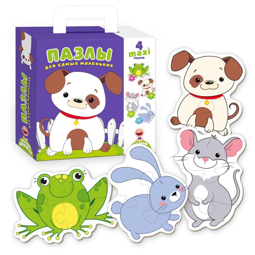 Пазли Vladi Toys Собачка для найменших (VT2901-06), фото 1