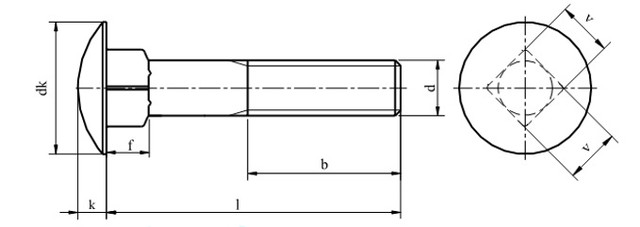 Болт DIN 603 ГОСТ 7802-81 купить